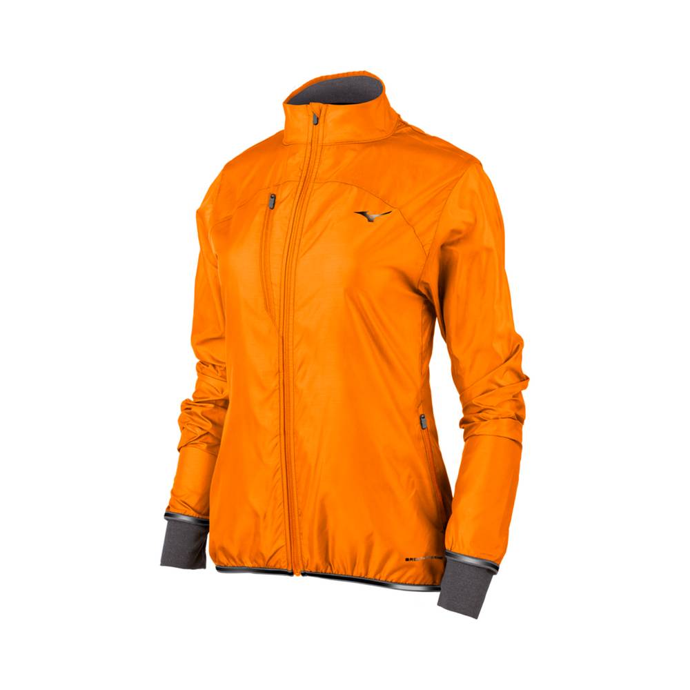 Mizuno Breath Thermo® FZ Női Jacke Narancssárga VIH159483